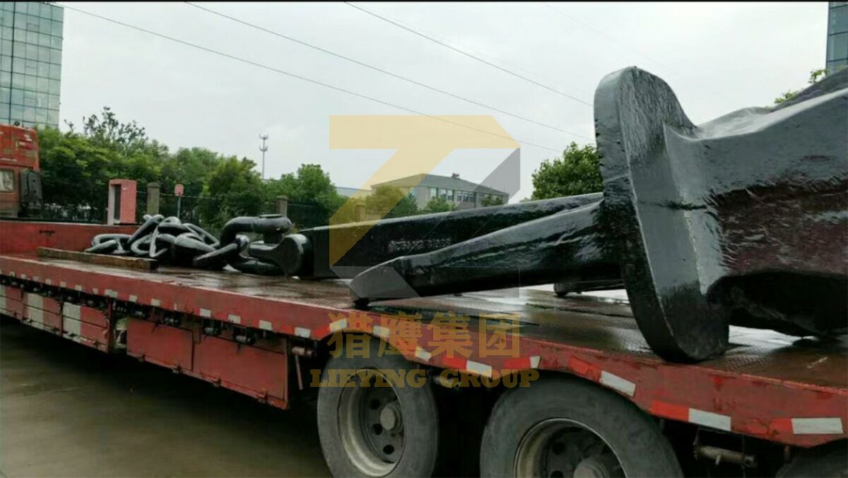 北京猎鹰集团2023年3月5日21吨波尔锚一只带船检证书发货到天津港口