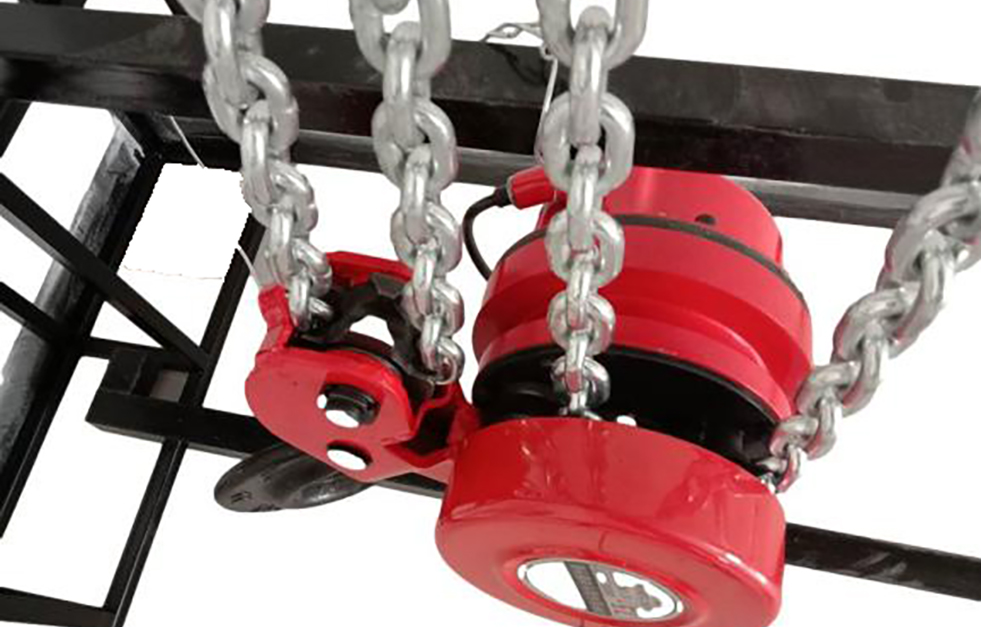 猎鹰倒挂360中节式DHP环链电动葫芦